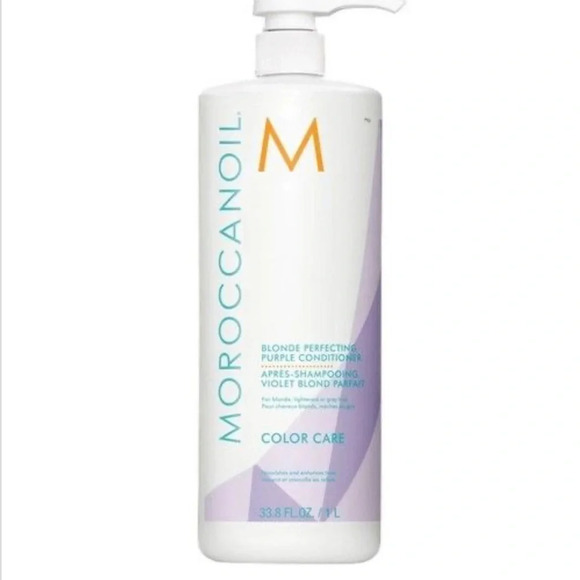 New Moroccanoil Blonde Perfecting Conditioner 1L - Picture 3 of 3